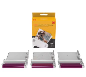 KODAK 4PASS 7.5 x 7.5 cm Film Cartridge (60 Sheets) for KODAK Mini 3 Retro and Mini Shot 3