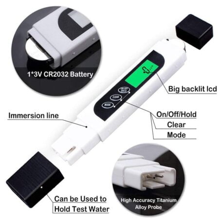 2024 Newest TDS Meter Digital Water Tester, Lxuemlu Professional 3-in-1 TDS, Temperature a - Image 3