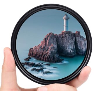 58mm ND Filter Slim Variable ND Neutral Density Filter Adjustable ND Fader ND2-ND400 Lens