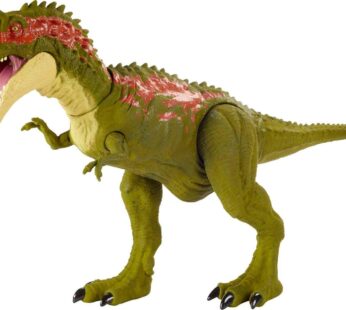 Mattel Jurassic World Massive Biters Albertosaurus Dinosaur Action Figure Toy, Posable Lar