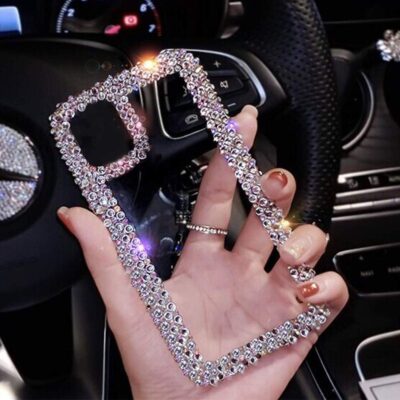 Bonitec Jesiya for iPhone 12 Pro Max Case 3D Glitter Sparkle Bling Case Luxury Shiny Cryst - Image 2