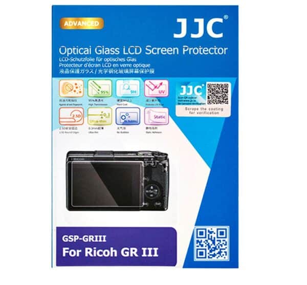 JJC Ultra-thin Optical Glass LCD Screen Protector for Ricoh GRIII, Ricoh GR III MK III LCD