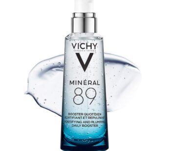 Vichy Mineral 89 Fortifying & Hydrating Daily Skin Booster | Pure Hyaluronic Acid Serum Fo