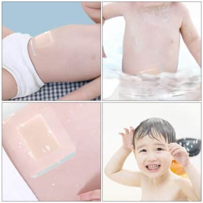 NUOBESTY 10pcs Baby Navel Sticker Waterproof Umbilical Cord Patch Swimming Bathing Infant - Image 5