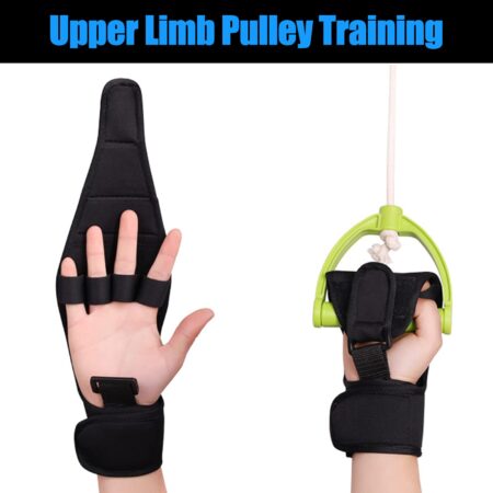 KIKIGOAL Finger Splint Brace Ability, Finger Gloves Brace Elderly Fist Stroke Hemiplegia H - Image 2