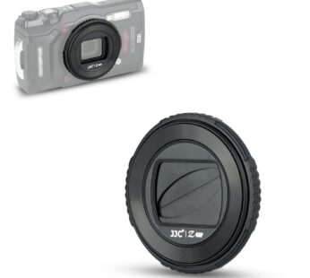 JJC LB-T01 Lens Cap Cover Protector for Olympus TG-7 TG7 TG-6 TG6 TG-5 TG5 TG-4 TG4 TG-3 T