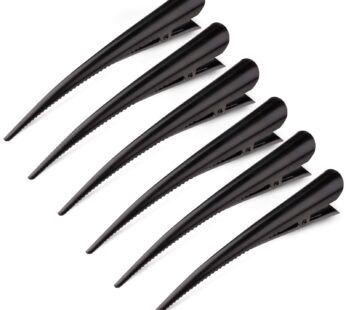 Large Long Alligator Hair Clips for Styling Salon Sectioning, GLAMFIELDS 5 inch Rust-Proof