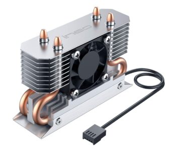 ineo M.2 2280 PCIe 5 SSD Rocket Heatsink Built-in Cooling Fan [M3]