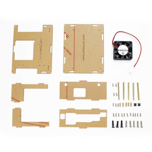 Yahboom Acrylic Case for NVIDIA Jetson Nano Compatible with 4GB (B01 & A02) & 2GB with Coo - Image 6