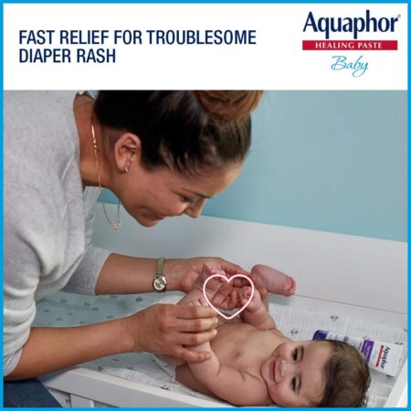 Aquaphor Baby Healing Cream 3 In 1 Diaper Rash 3.5 Ounce (100ml) - Image 2