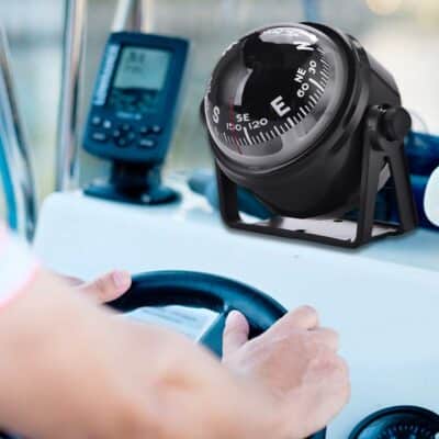 Health Gear Boat Compass Marine Dash Mount, Boat Compass Car Boat Compass Dashboard Marine - Image 3