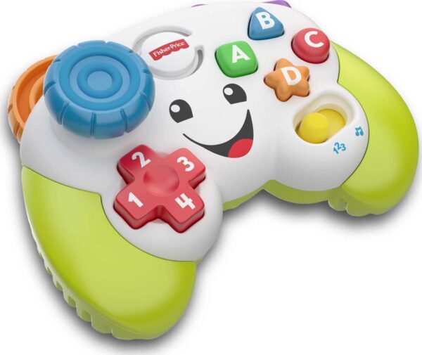 Fisher-Price Laugh & Learn Baby & Toddler Toy Game & Learn Controller Pretend Video Game w