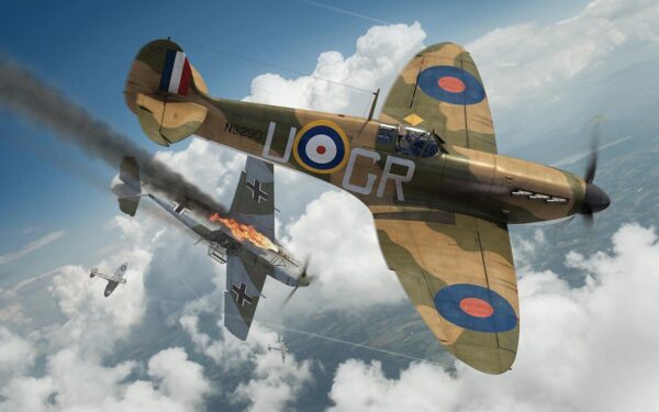 Airfix A01071B Supermarine Spitfire Mkia 1:72 Model Building Kit (36 Piece), Multicolor - Image 7