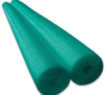 2 Pack Oodles Jumbo 55 Inch x 3.5 Inch Jumbo Swimming Pool Noodle Foam Multi-Purpose Green