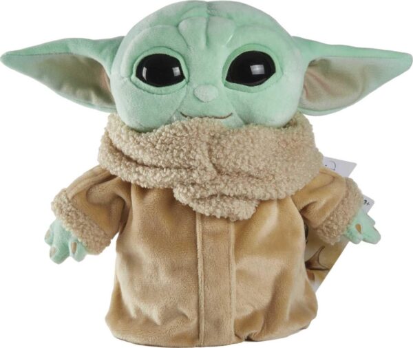 Mattel Star Wars Grogu Plush 8-inch Character Figure from Star Wars The Mandalorian, Soft