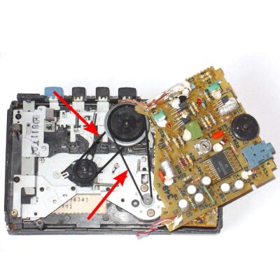Recorder Rubber Belt - Cassette Recorder Repair Maintenance Mix Flat Cassette Tape Machine - Image 8