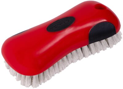 Mothers Soft Bristle Leather and Upholstery Car Cleaning Scrub Brush for Automotive, Home,