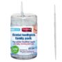 TOPMED ETS Brush Picks Toothpicks Hygiene Sticks (300 Count)