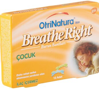 Breathe Right Kids Nasal Strips, 12 Strips, (1 Box)