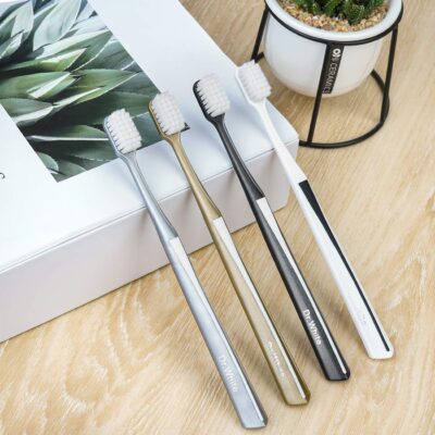Mcuy Ultra Soft Nano Toothbrush for Sensitive Teeth and Gums Care, Extra Soft Silko Toothb - Image 5