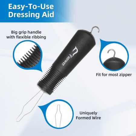 Button Hook and Zipper Pull One Hand Buttons aids Button Assist Device - Image 6