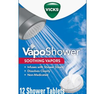 Vicks VapoShower, 3 tablets, (Pack of 4) (Old Product)