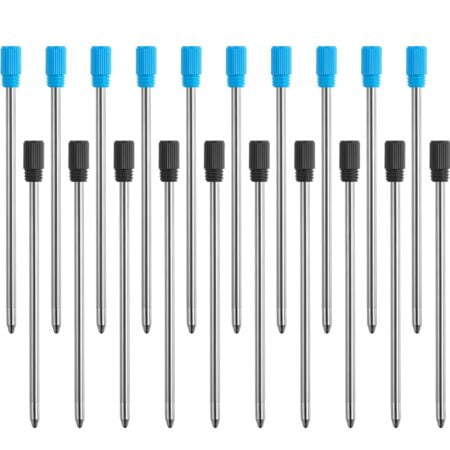 TecUnite 2.75 Inch Ballpoint Pen Refills for Diamond Crystal Stylus Pens and Ballpoint Pen