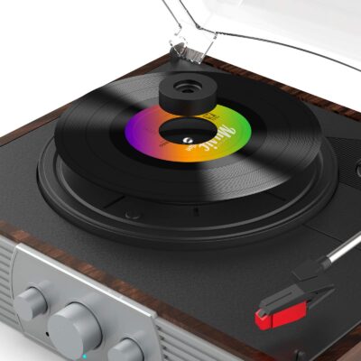 DIGITNOW 45 RPM Adapter, for 7 Inch Vinyl Record Players and Technics Turntables, Solid Al - Image 5