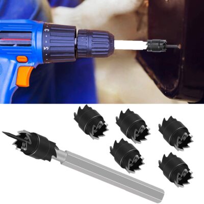 Spot Weld Cutter Set Double Sided 14 Pcs,3/8" HSS Spot Weld Cutter Remover Drill Bits Hex - Image 7