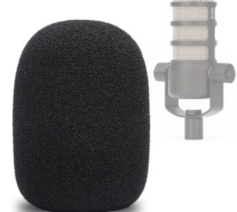 PodMic Pop Filter Foam Cover – Mic Windscreen Wind Cover Customized for Rode PodMic USB Ve