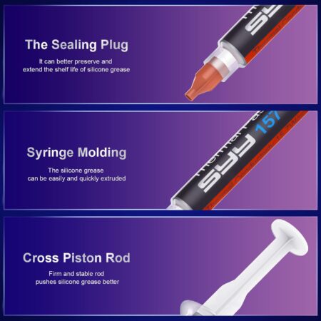 SYY Thermal Paste with Toolkit, 8g CPU Paste Thermal Compound Paste Heatsink for IC/Proces - Image 7