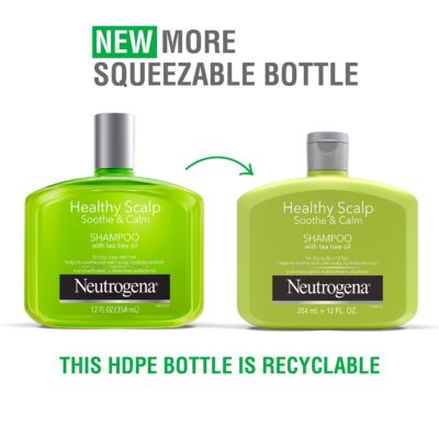 Neutrogena Soothing & Calming Healthy Scalp Shampoo to Moisturize Dry Scalp & Hair, with T - Image 2