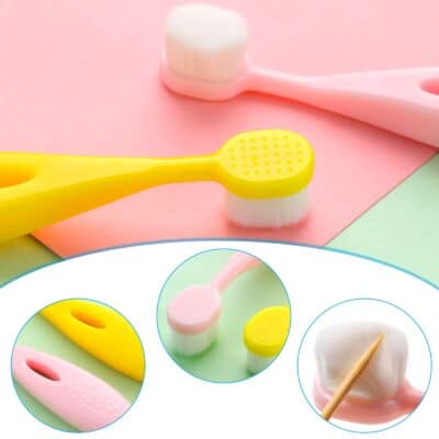 6 Pieces Kids Extra Soft Nano Toothbrush Children Bristles Toothbrush Children Micro Nano - Image 4