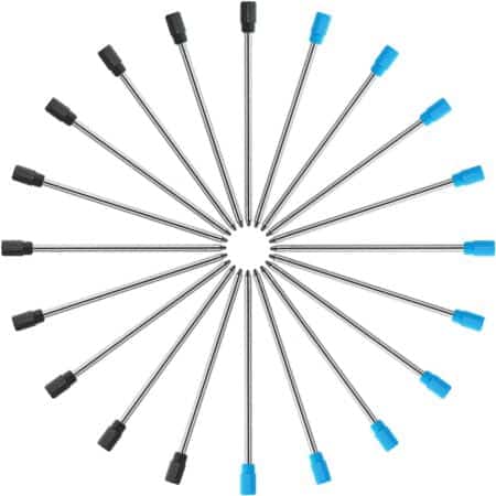 TecUnite 2.75 Inch Ballpoint Pen Refills for Diamond Crystal Stylus Pens and Ballpoint Pen - Image 6