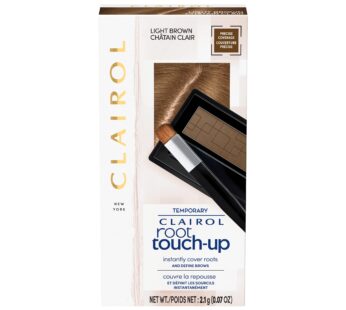 Clairol Root Touch-Up Temporary Concealing Powder, Light Brown Hair Color, Pack of 1