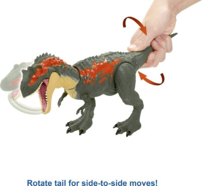 Mattel Jurassic World Massive Biters Albertosaurus Dinosaur Action Figure Toy, Posable Lar - Image 3