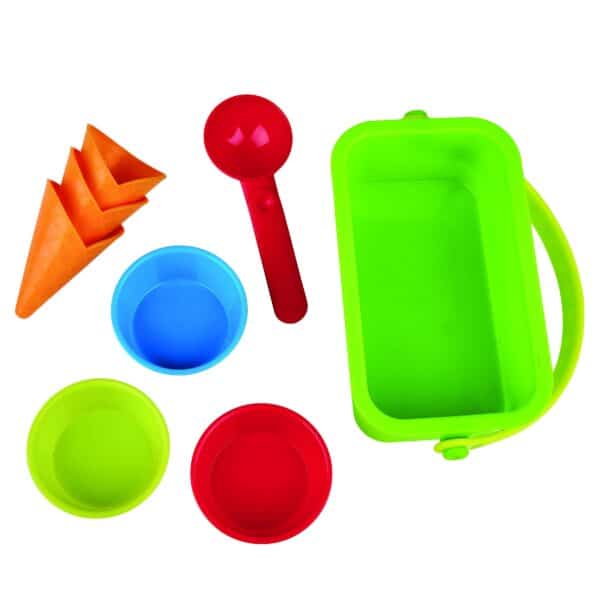 Hape Ice Cream Shop Sand and Beach Toy Set Toys, Multicolor , Bold - Image 2