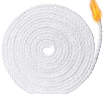 6.56 Feet Oil Lamp Wicks Replacement Braided Round Candle Wick for Oil Lamps and Candles,