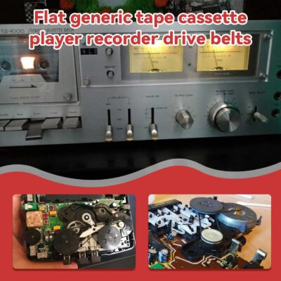 Recorder Rubber Belt - Cassette Recorder Repair Maintenance Mix Flat Cassette Tape Machine - Image 7
