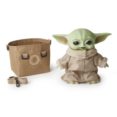 Mattel Star Wars Grogu Plush 10-inch Toy, Character Figure with Soft Body, Sounds & Carrie - Image 4