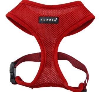 Puppia Soft Dog Harness, Wine, XX-Large (PDCF-AC30-WN-XXL)