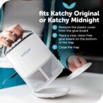 Katchy Original and Midnight Glue Board Refills (4 Pack) - Indoor Insect Trap Glue Board R - Image 4