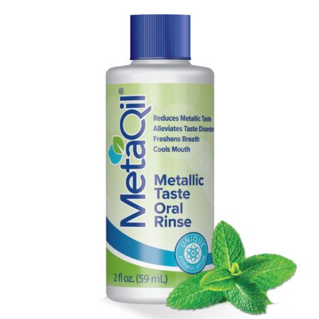 MetaQil Oral Rinse, Proven to Relieve Metallic, Bitter and Other Taste Disorders, Made fro