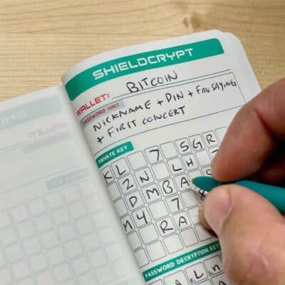 SHIELDFOLIO Stonebook - World's Most Secure Crypto Seed Phrase Storage Notebook - Hackproo - Image 8