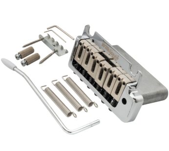 Wilkinson 52.5mm (2-1/16 inch) Full Block ST Guitar Tremolo Bridge Pop-In Arm 2-Point for