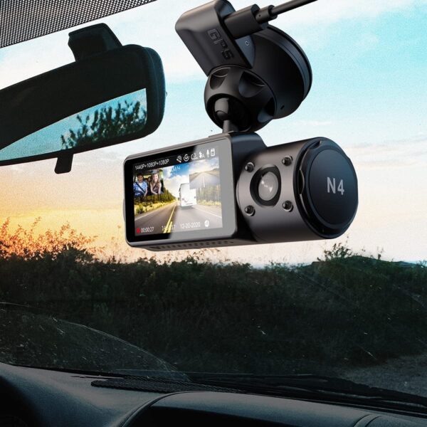 Vantrue N4, N2S, X4S, N1 Pro(2023), T3 Dash Cam GPS Receiver Module Type C USB Port Car Su - Image 7