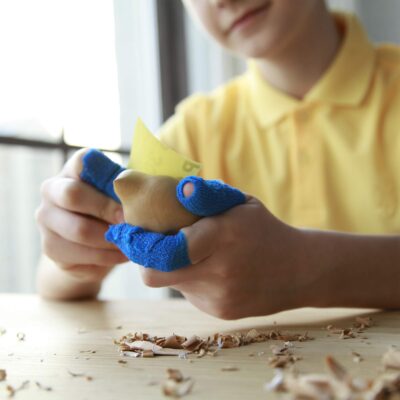 BeaverCraft Cut Resistant Tape Adherent Wrap Tape No-Cut Tape for Wood Carving and Whittli - Image 4