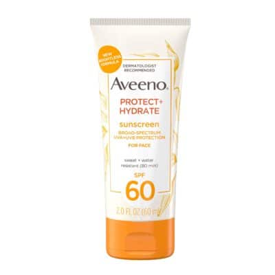 Aveeno Protect + Hydrate Moisturizing Face Sunscreen Lotion With Broad Spectrum Spf 60 & P