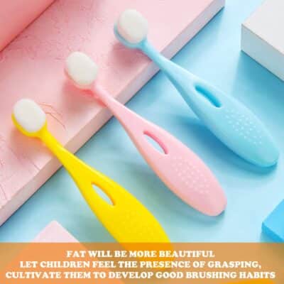 6 Pieces Kids Extra Soft Nano Toothbrush Children Bristles Toothbrush Children Micro Nano - Image 5