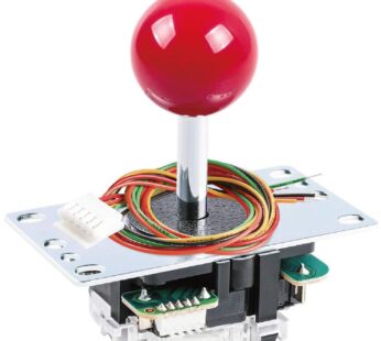 SANWA JLF-TP-8YT Joystick Red Original – for Arcade Jamma Game 4 & 8 Way Adjustable, Compa